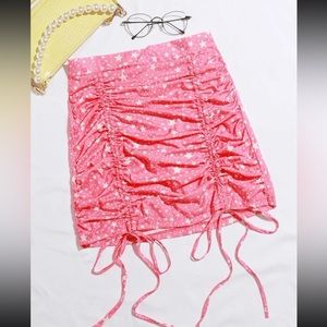 Pink star skirt
